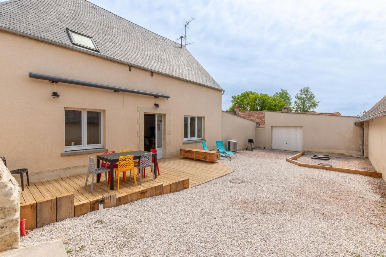 Gite Du Tilleul - Maison Climatisee Pour 8 Voyageurs Houesville Exteriör bild