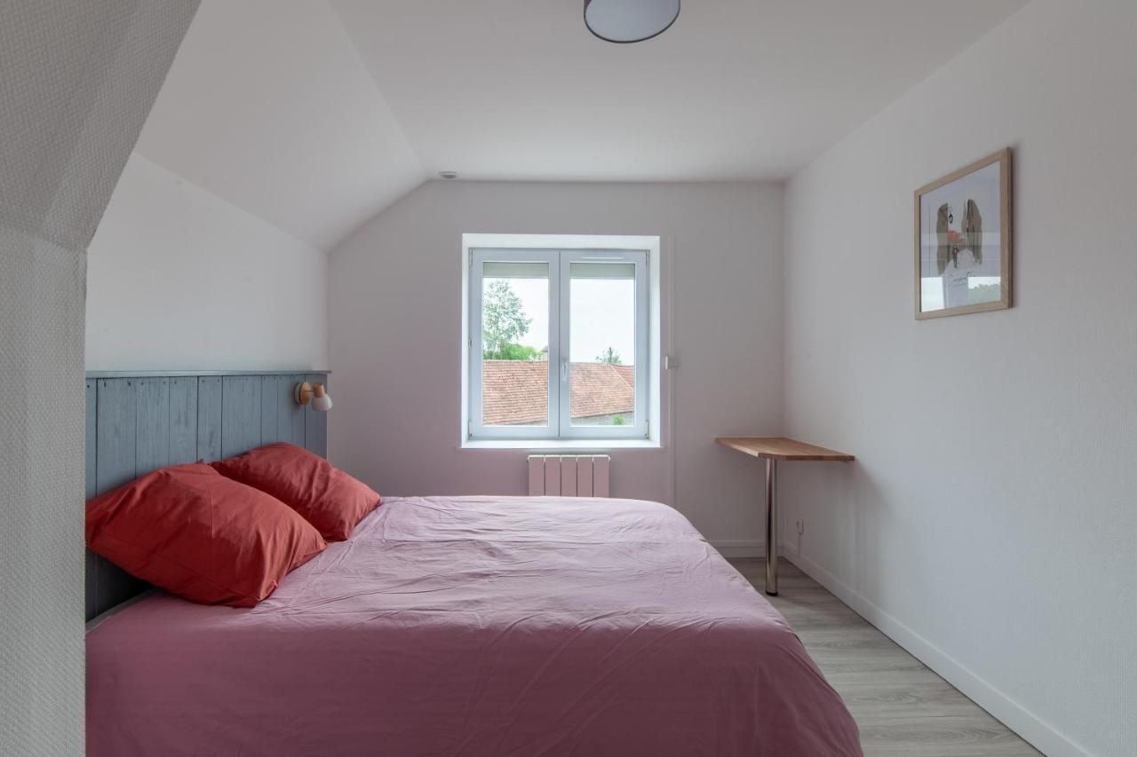 Gite Du Tilleul - Maison Climatisee Pour 8 Voyageurs Houesville Exteriör bild